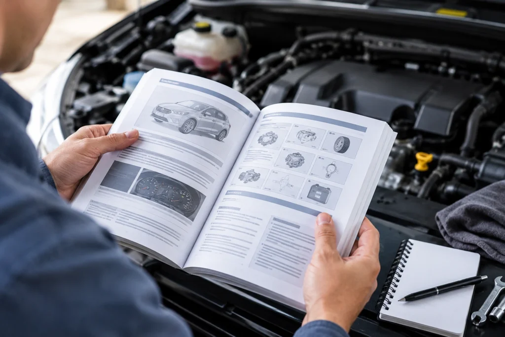 Como ler o manual do carro para montar um calendário de manutenção