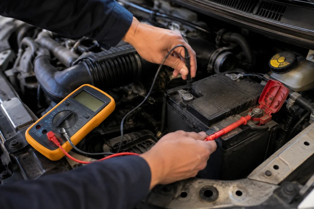 Como saber se a bateria está fraca antes de o carro deixar de ligar
