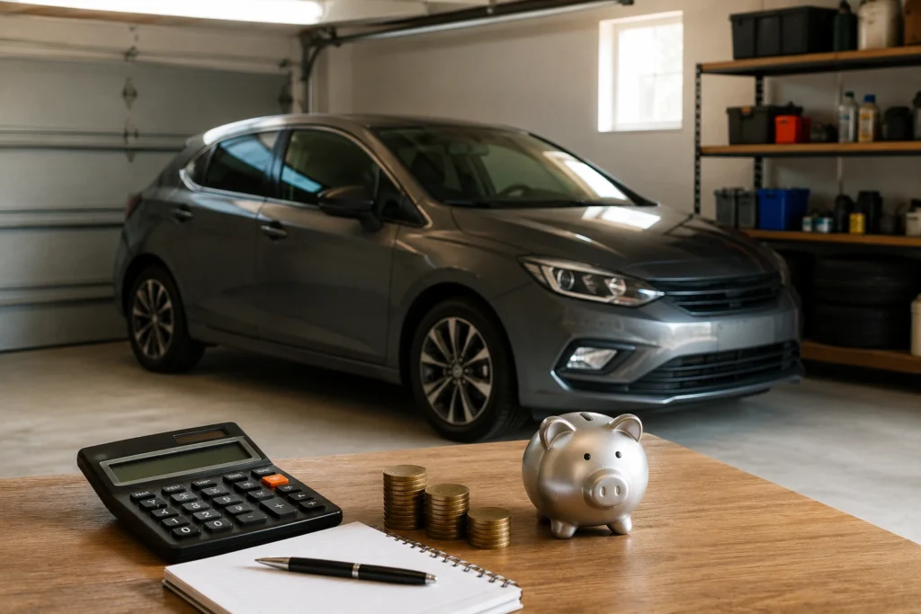 Quanto um carro parado na garagem ainda custa por mês?