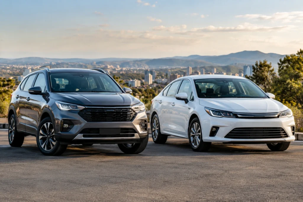 SUV compacto ou sedã médio: como escolher