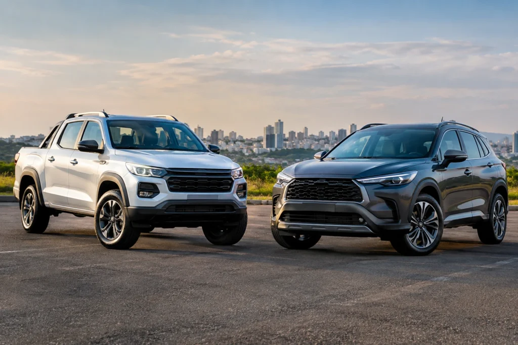 Picape compacta ou SUV: pontos fortes e limitações que pesam na escolha